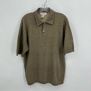 Ermenegildo Zegna Cotton Polo Short Sleeve Shirt Size M (50)